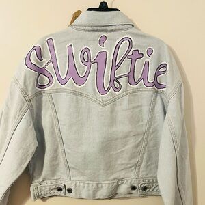 Women's Light blue Swiftie Denim Jacket